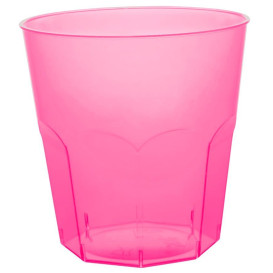 Verre Plastique Fuchsia Transp. PS Ø73mm 220ml (1000 Utés)