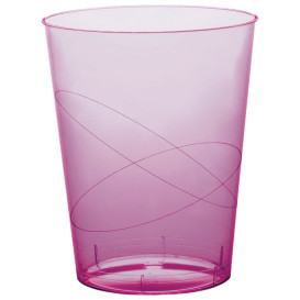 Verre Plastique Moon Lilas Transp. PS 350ml (20 Unités)