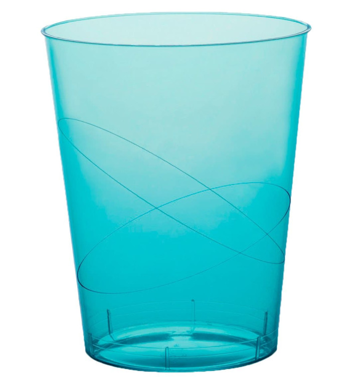 Verre Plastique Moon Turquoise Transp. PS 350ml (20 Unités) Verre Plastique Moon Turquoise Transp. PS 350ml (20 Unités)