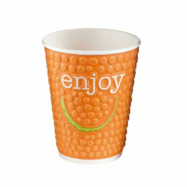Gobelet Carton "Enjoy" 12Oz/360ml Ø9,0cm (34 Unités)