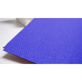 Papieren servet dubbel punt blauw 40x40cm (50 stuks) 
