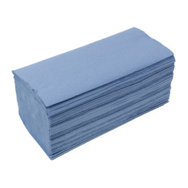 Papieren handdoek blauw 1-laags Z vouwbaar 