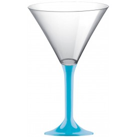 Plastic stamglas Cocktail turkoois 185ml 2P (200 stuks)