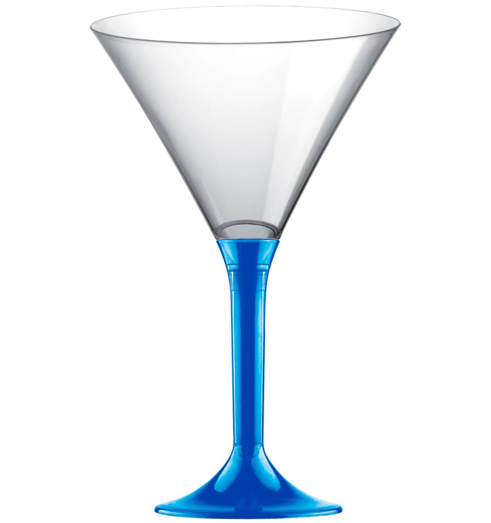 Plastic stamglas Cocktail mediterranean blauw 185ml 2P (20 stuks) Plastic stamglas Cocktail mediterranean blauw 185ml 2P (20 stuks)