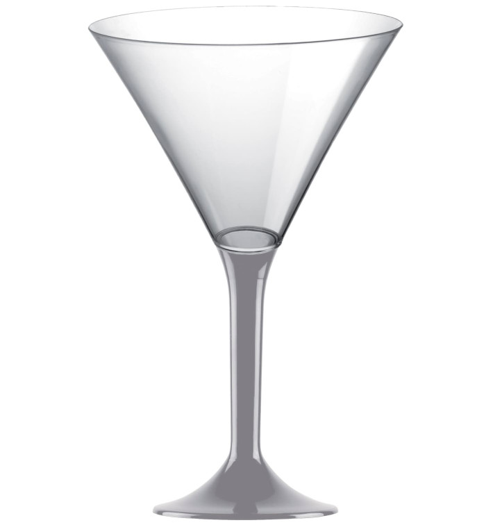 Plastic stamglas Cocktail grijs 185ml 2P (200 stuks) Plastic stamglas Cocktail grijs 185ml 2P (200 stuks)