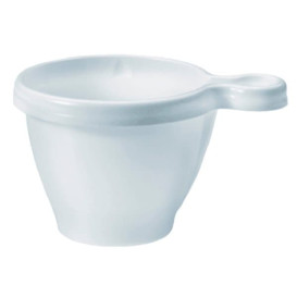 Tasse Plastique Blanche PS 80ml (50 Unités)