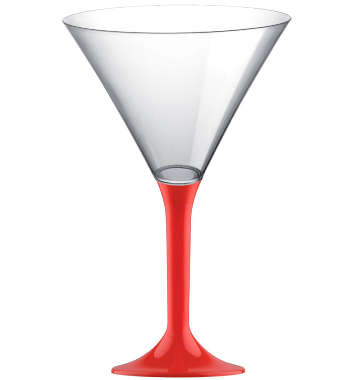 Plastic stamglas Cocktail rood 185ml 2P (200 stuks) Plastic stamglas Cocktail rood 185ml 2P (200 stuks)