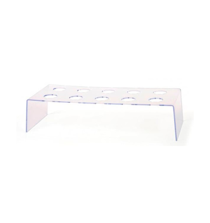 Stand en Plastique pour 10 Flûtes "Cône" (1 Unité) Stand en Plastique pour 10 Flûtes "Cône" (1 Unité)