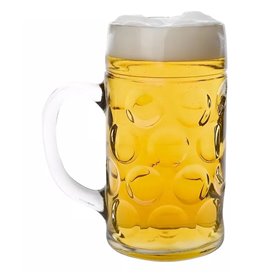 Pichet Réutilisable SAN pour Bière  Ø105mm 1000ml (1 Uté)