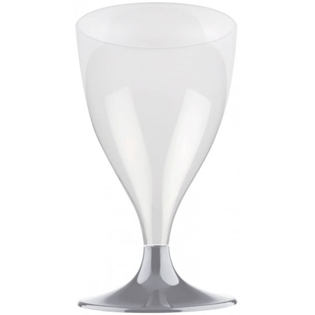 Plastic stamglas wijn grijs 200ml 2P (400 stuks)