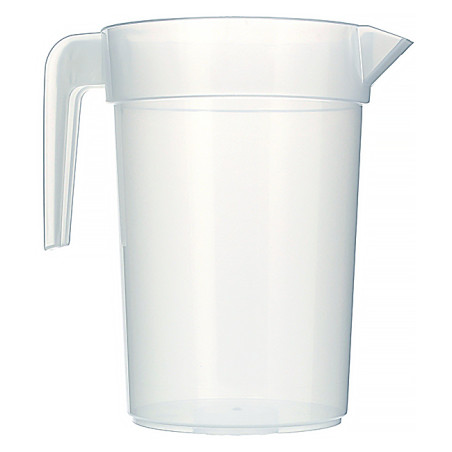 Carafe d'eau plastique de 1l "Incassable" (10 Utés)