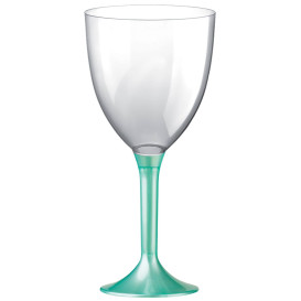 Flûte Champagne Plastique Pied Tiffany Perlé 300ml (200 Unités)