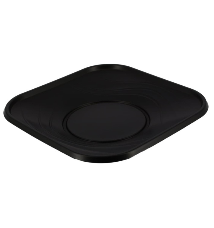 Assiette Plastique PP "X-Table" Carré Noir 180mm (120 Utés) Assiette Plastique PP "X-Table" Carré Noir 180mm (120 Utés)