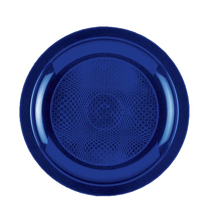 Plastic bord Plat blauw "Rond vormig" PP Ø18,5 cm (50 stuks) Plastic bord Plat blauw "Rond vormig" PP Ø18,5 cm (50 stuks)