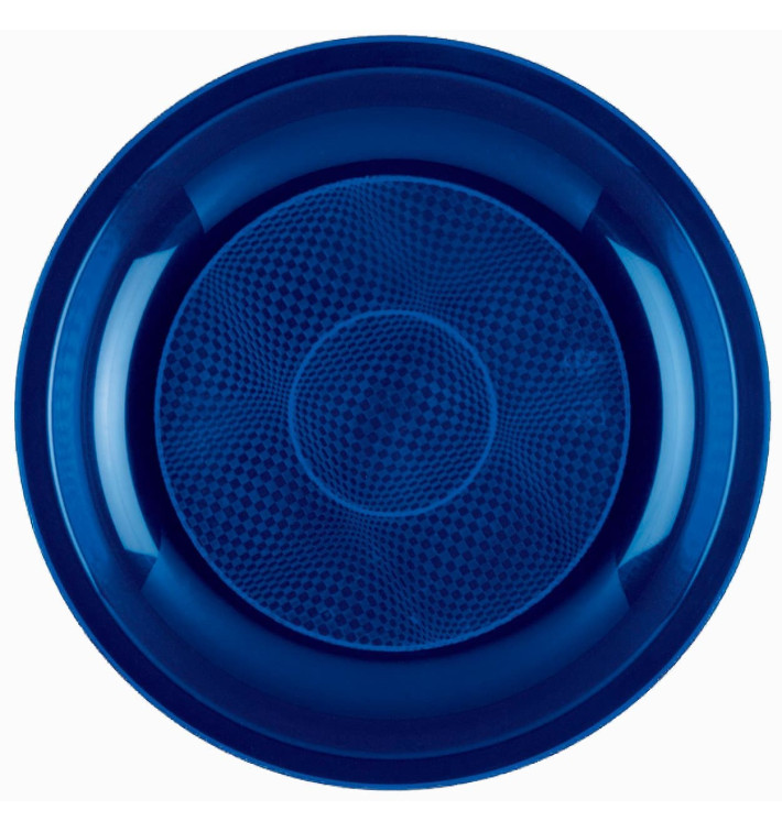 Assiette Plastique Réutilisable Plate Bleu PP Ø220mm (50 Utés) Assiette Plastique Réutilisable Plate Bleu PP Ø220mm (50 Utés)