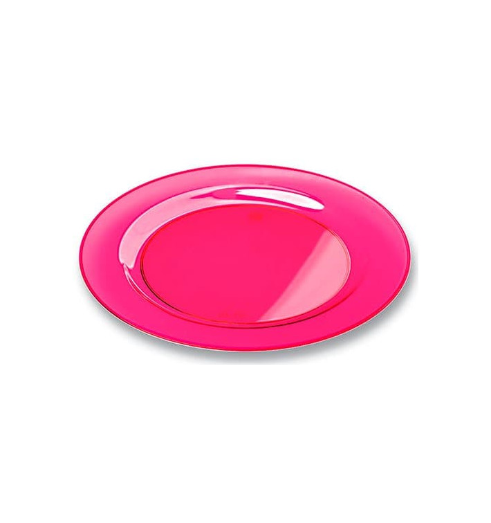 Assiette Plastique Extra Dur Framboise 19cm (120 Unités) Assiette Plastique Extra Dur Framboise 19cm (120 Unités)