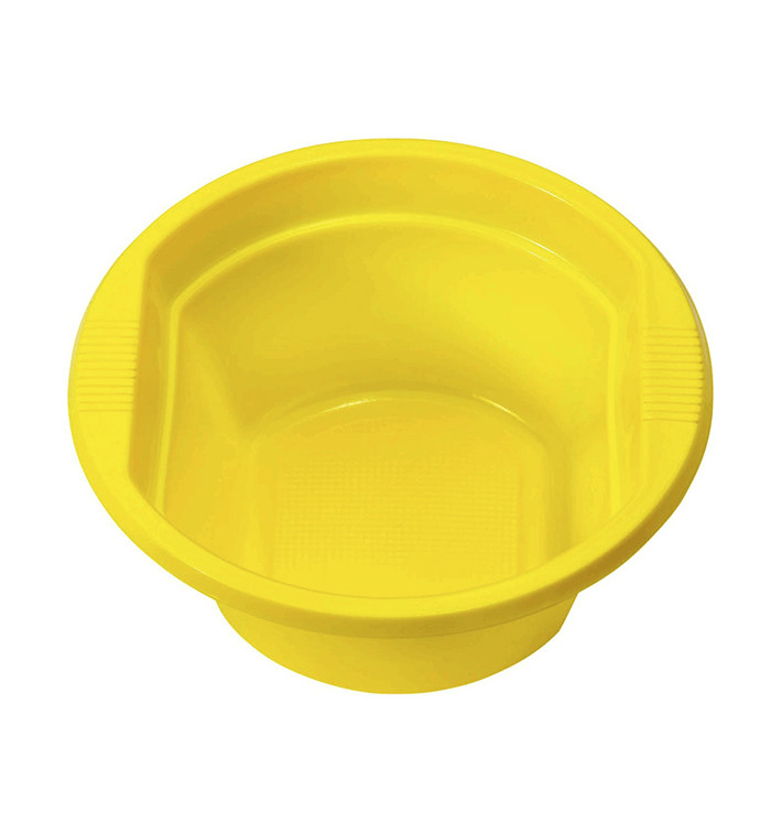 Plastic Kom PS geel 250ml Ø12cm (30 stuks) Plastic Kom PS geel 250ml Ø12cm (30 stuks)