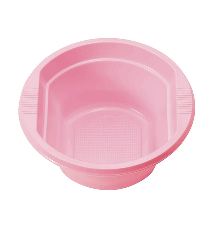 Plastic Kom PS roze 250ml Ø12cm (660 stuks) Plastic Kom PS roze 250ml Ø12cm (660 stuks)