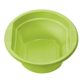 Bol Plastique PS Vert citron 250ml Ø12cm (30 unités)