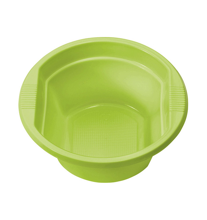 Bol Plastique PS Vert citron 250ml Ø12cm (30 unités) Bol Plastique PS Vert citron 250ml Ø12cm (30 unités)