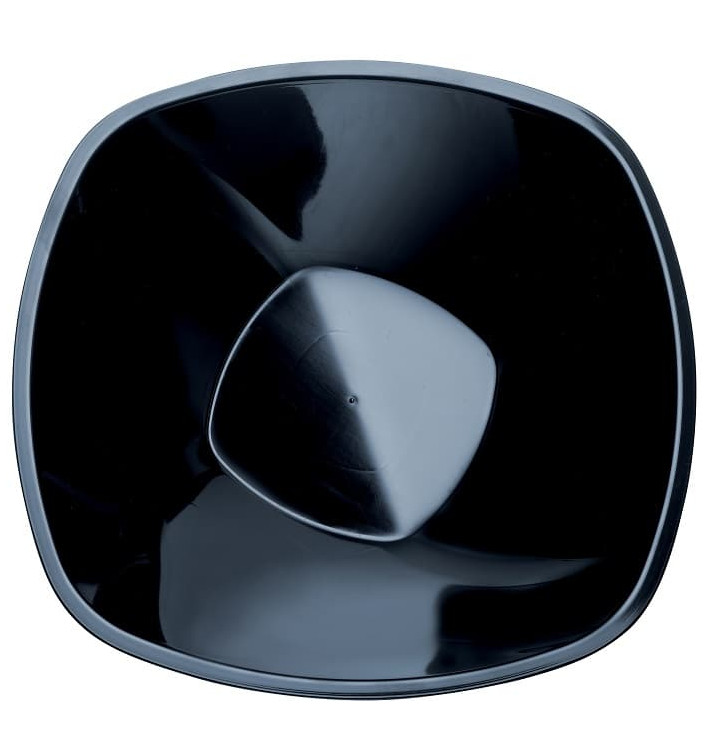 Bol en Plastique PP "Square" Noir 3000ml Ø27,7cm (3 Utés) Bol en Plastique PP "Square" Noir 3000ml Ø27,7cm (3 Utés)
