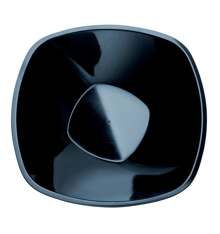 Plastic Kom PP "Vierkant" zwart 1250ml Ø21cm (3 stuks) Plastic Kom PP "Vierkant" zwart 1250ml Ø21cm (3 stuks)