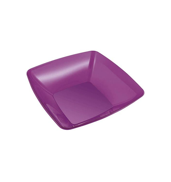 Bol PS Cristal Dur Aubergine 3500ml 28x28cm (1 Uté) Bol PS Cristal Dur Aubergine 3500ml 28x28cm (1 Uté)