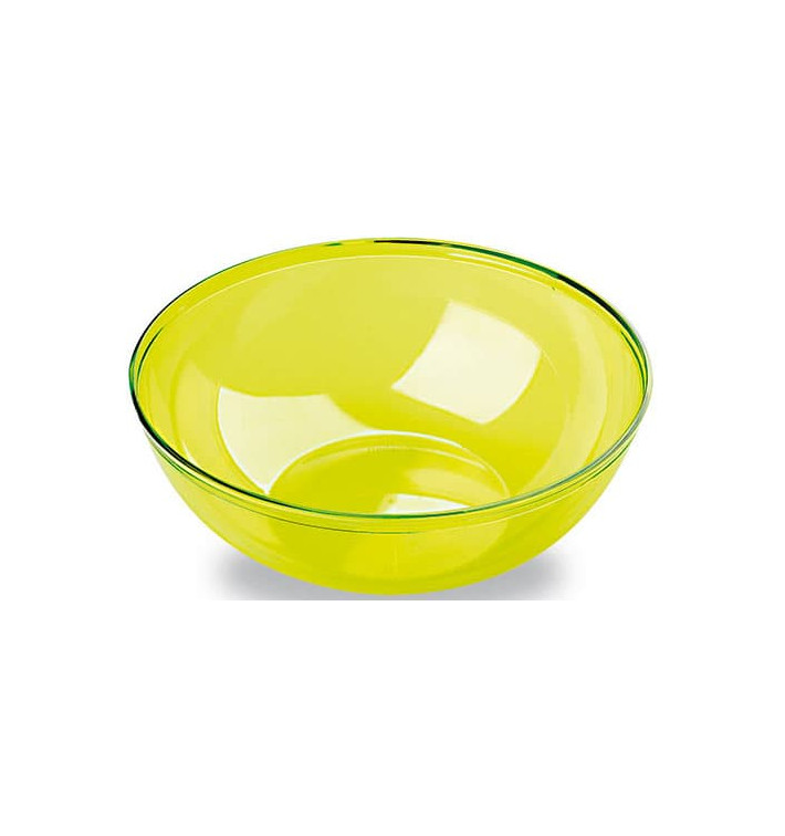 Plastic Kom PS Kristal Hard groen 3500ml Ø27cm (20 stuks) Plastic Kom PS Kristal Hard groen 3500ml Ø27cm (20 stuks)