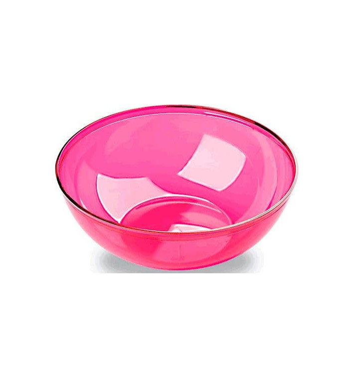 Plastic Kom PS Kristal Hard framboos 3500ml Ø27cm (20 stuks) Plastic Kom PS Kristal Hard framboos 3500ml Ø27cm (20 stuks)