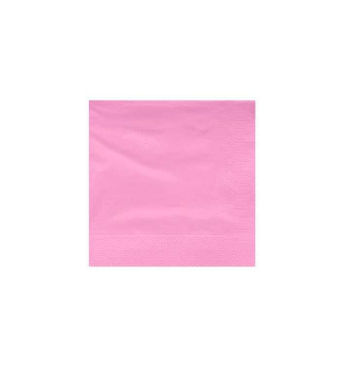 Serviette en Papier Ouate 40x40cm Rose (50 Utés) Serviette en Papier Ouate 40x40cm Rose (50 Utés)
