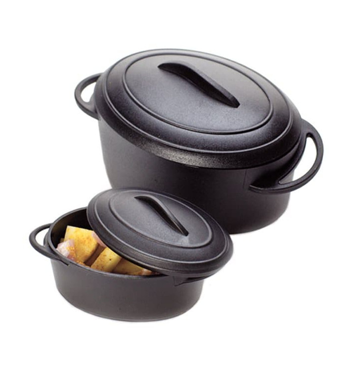 Verrine cocotte Noir avec Couvercle 80ml (6 unités) Verrine cocotte Noir avec Couvercle 80ml (6 unités)
