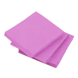 Papieren servet Micropunt fuchsia 20x20cm 2C (100 stuks) 