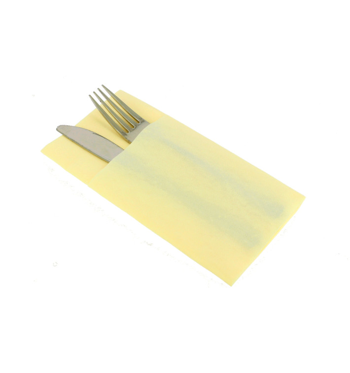 Serviette Kangourou en Airlaid Champagne 40x40cm (25 Unités) Serviette Kangourou en Airlaid Champagne 40x40cm (25 Unités)