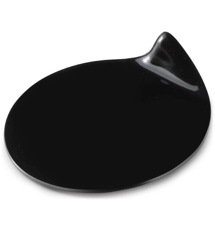 Assiette Dégustation Ronde Gogo PS Noir Ø9cm (400 Utés) Assiette Dégustation Ronde Gogo PS Noir Ø9cm (400 Utés)