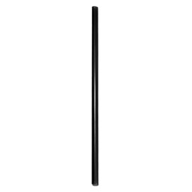 Paille pour Granités  Ø8mm 25cm Noire (1000 Pièces)