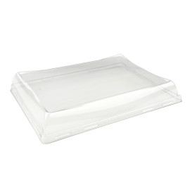 Couvercle en Plastique PET pour Plateau 220x160mm (300 Utés)