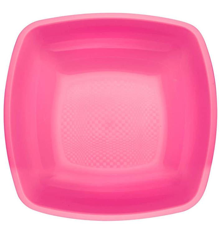 Assiette Plastique Réutilisable Creuse Fuchsia PP 180mm (300 Utés) Assiette Plastique Réutilisable Creuse Fuchsia PP 180mm (300 Utés)