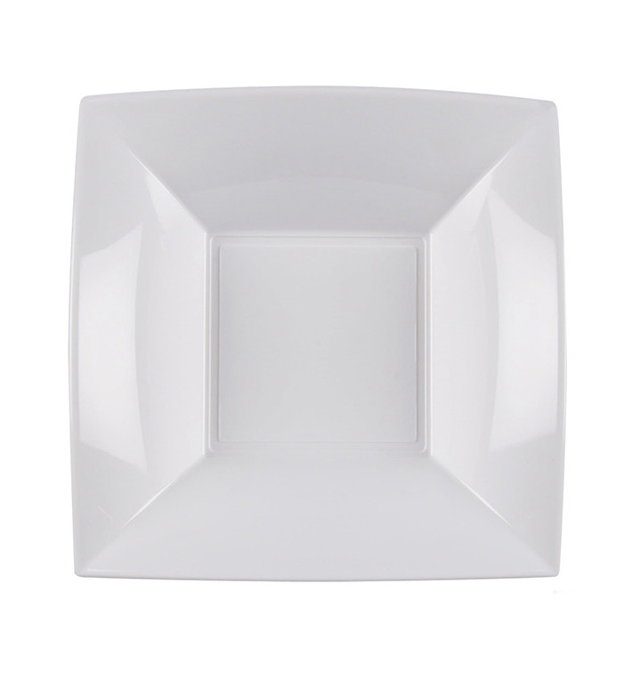Assiette Plastique Réutilisable Creuse Blanc PP 180mm (25 Utés) Assiette Plastique Réutilisable Creuse Blanc PP 180mm (25 Utés)
