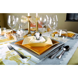 Assiette Plastique Creuse Crème Nice PP 180mm (25 Utés)