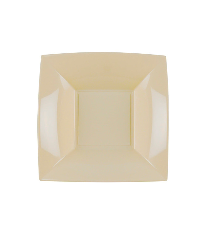 Assiette Plastique Creuse Crème Nice PP 180mm (300 Utés) Assiette Plastique Creuse Crème Nice PP 180mm (300 Utés)