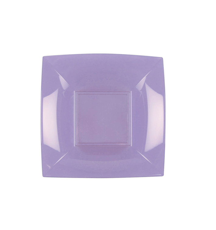 Plastic bord Diep lila "Nice" PP 18 cm (25 stuks) Plastic bord Diep lila "Nice" PP 18 cm (25 stuks)