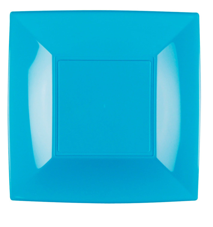 Assiette Plastique Réutilisable Plate Turquoise PP 290mm (12 Utés) Assiette Plastique Réutilisable Plate Turquoise PP 290mm (12 Utés)