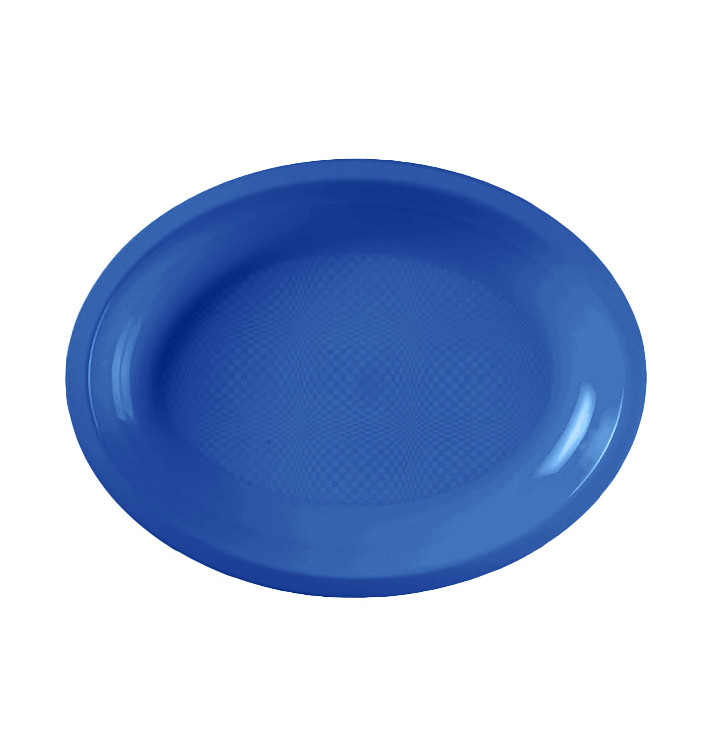 Plateau Ovale Bleu Mediterranée Round PP 305mm (25 Utés) Plateau Ovale Bleu Mediterranée Round PP 305mm (25 Utés)
