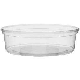 Pot en Plastique Transparent 125ml Ø10,5cm (1.000 Utés)