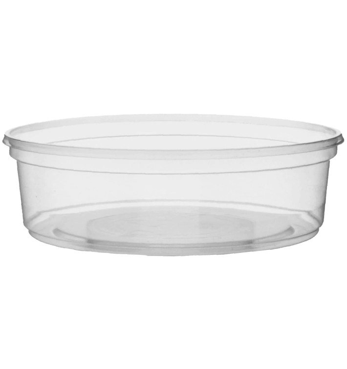 Pot en Plastique Transparent 125ml Ø10,5cm (1.000 Utés)