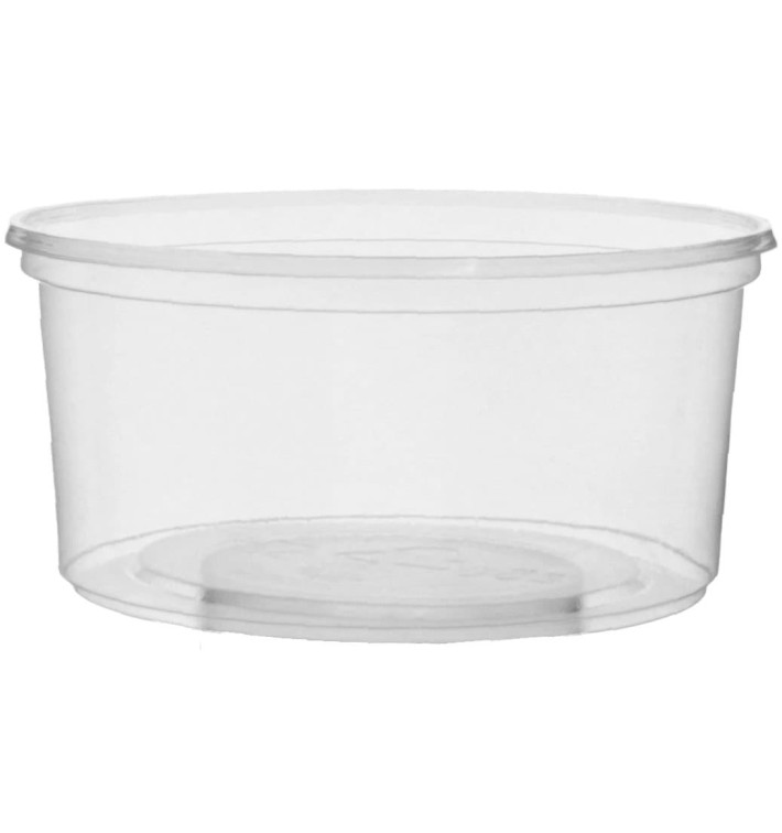 Pot en Plastique Transparent 250ml Ø10,5cm (100 Utés) Pot en Plastique Transparent 250ml Ø10,5cm (100 Utés)