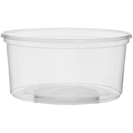 Pot en Plastique Transparent 250ml Ø10,5cm (1.000Utés)