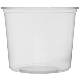 Plastic deli Container transparant PP 400ml Ø10,5cm (100 stuks) 