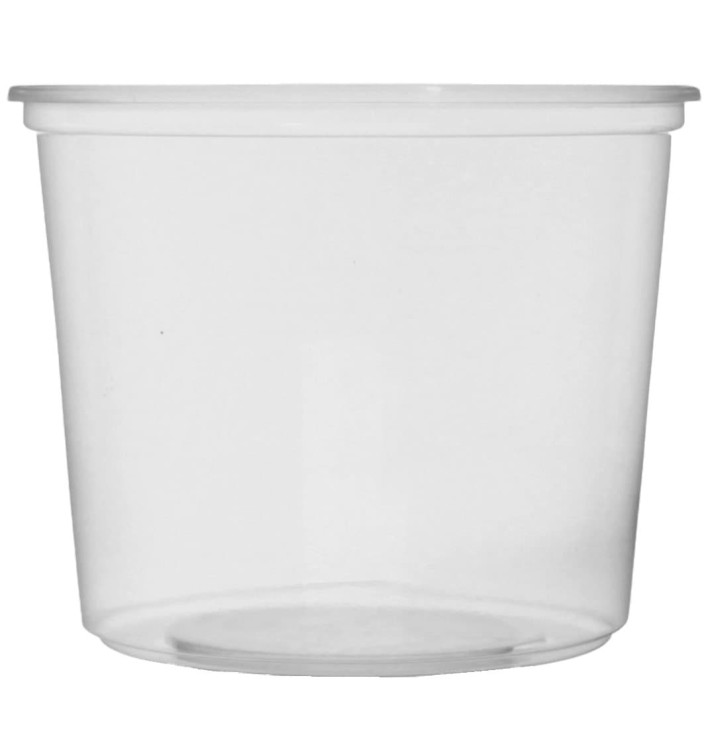 Plastic deli Container transparant PP 400ml Ø10,5cm (100 stuks) Plastic deli Container transparant PP 400ml Ø10,5cm (100 stuks)