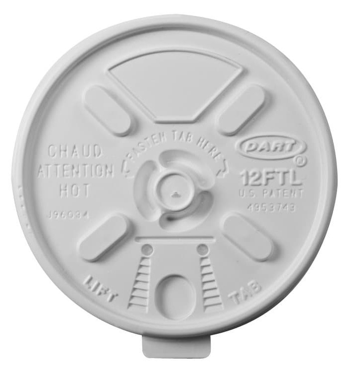 Couvercle "Lift n' Lock" PS Blanc Ø8,9cm (1000 Utés) Couvercle "Lift n' Lock" PS Blanc Ø8,9cm (1000 Utés)